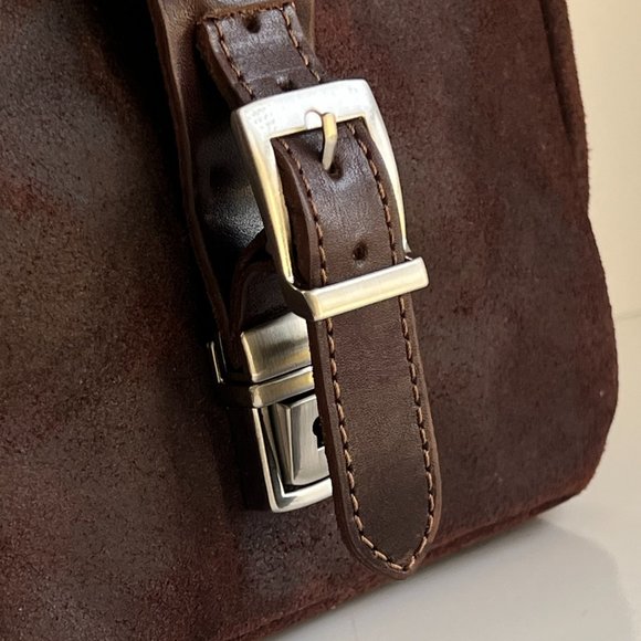 DORSA Leather & Luxury Brown Crossbody Messenger Bag NEW NWT - Picture 9 of 16